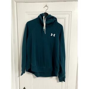Under Armour High Neck Hoodie Sweatshirt Size Large